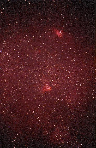 Nebula and M16 in Serpens,